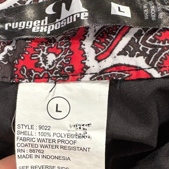 Rugged Exposure Pants Womens L Black Convertible Waterproof Cargo Zip Off - Picture 5 of 7